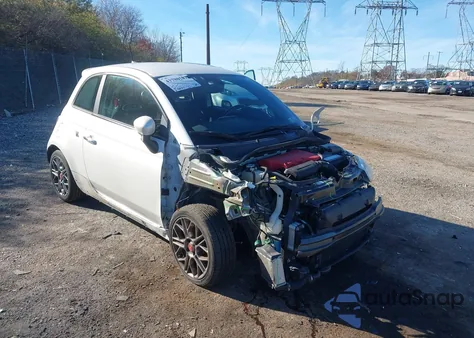 2016 Fiat 500 Abarth z USA, uszkodzony, nr VIN 3C3CFFFH1GT122234